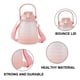 thumbnail image 3 of Botella de agua con pajita, jarra deportiva grande, bonitas botellas de agua para niñas y mujeres., 3 of 5