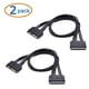 thumbnail image 2 of Cable Matters Cable de Extensión de Alimentación y Datos SATA de 51 cm, Paquete de 2, 2 of 6