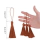 thumbnail image 3 of Mini Silky Bookmark Tassels Uxcell Rojo Marrón, 3 of 3