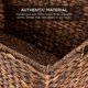 thumbnail image 4 of Cesta de almacenamiento Best Choice Products Water Hyacinth XL Set 2, 4 of 7