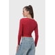 thumbnail image 3 of Polera Mujer Escote Cuadrado Rojo, 3 of 4