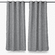 thumbnail image 1 of SET 2 CORTINAS MERIDA GRIS, 1 of 2