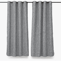Zahr - Set 2 Cortinas Merida Gris
