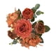 thumbnail image 2 of Ramo De Flores Artificiales Ramo De Novia Flor Falsa Boda Novia Ramo Naranja, 2 of 5