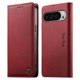 thumbnail image 1 of Funda Billetera de Cuero para [Google Pixel 9 Pro XL], Bloqueo RFID, Tarjetas y Soporte Rojo, 1 of 5