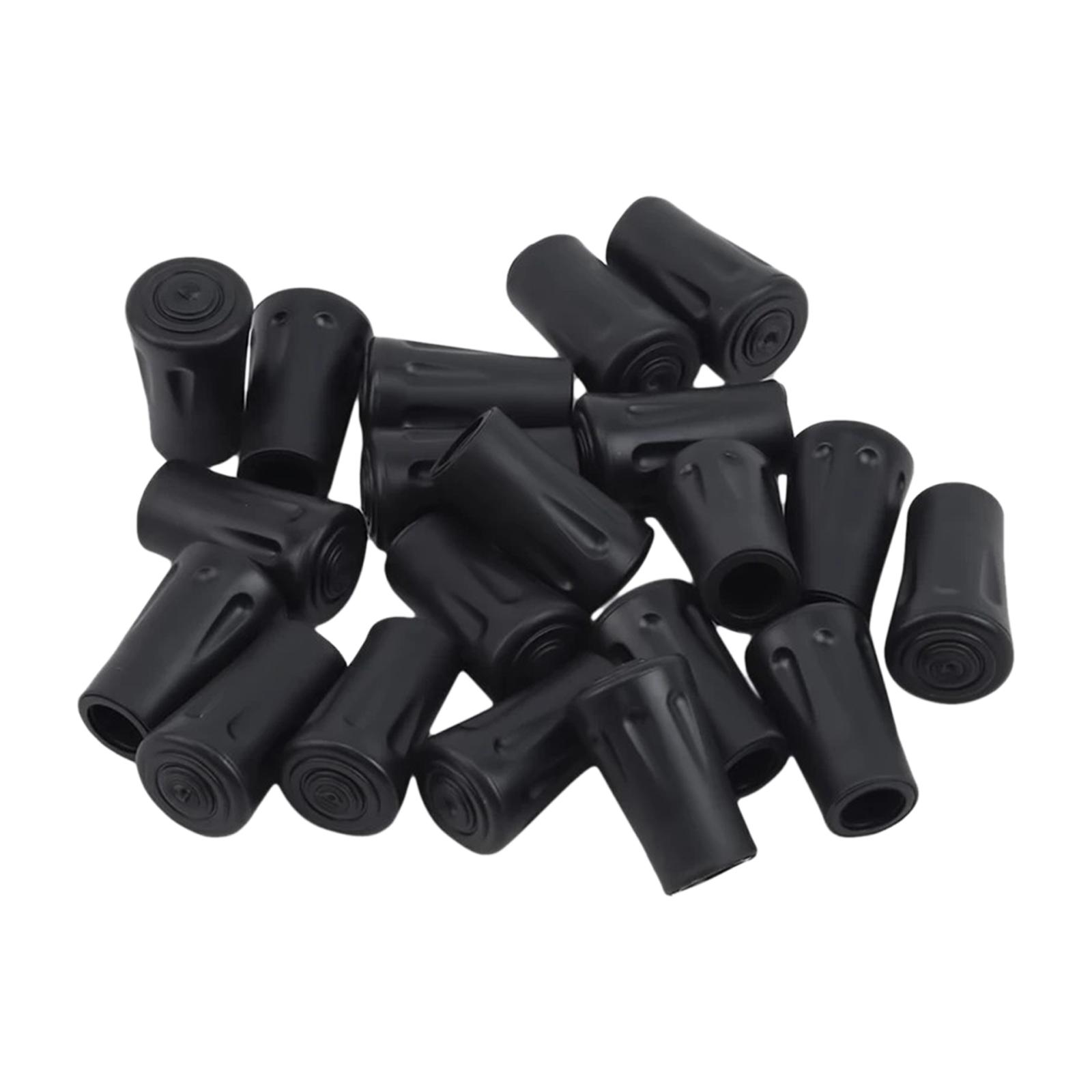 Ioensy - 18 Uds. Puntas Para Bastones De Senderismo, Bastones De Goma Para Senderismo, Puntas Para Bastones Para Caminar De 12Mm De Diámetro