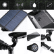 thumbnail image 3 of Paquete de 2 focos solares LED para exteriores, para iluminación de paisajes, patios y jardines., 3 of 5