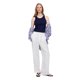 thumbnail image 1 of Pantalón Gap de lino con pernera ancha para mujer, color blanco óptico, talla XL, 1 of 6