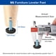 thumbnail image 2 of Niveladores Ajustables Para Muebles M6 Para Mesas Y Sillas, 2 of 6