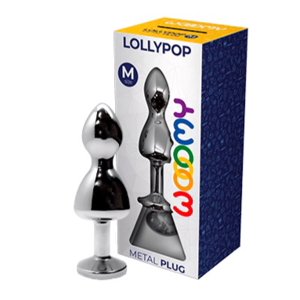 Secretos De Amor - Plug Anal Metálico Wooomy Lollypop