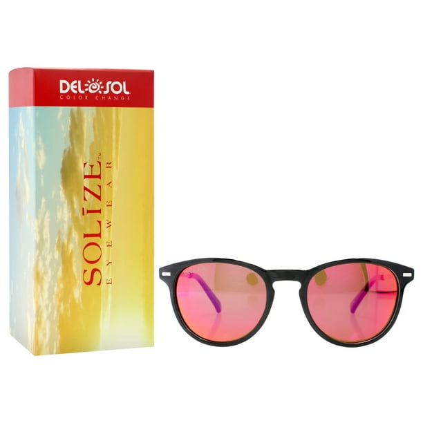 Gafas de Sol Delsol Solize Candy Girl Negro y Plateado Unisex