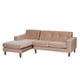 thumbnail image 2 of Sofa Chaiselong Der Salerno 3 Cuerpos Lado Izquierdo Tela Velvet Beige, 2 of 4