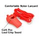 thumbnail image 3 of Hipat Silbatos de Emergencia Rojos con Cordón, Sonido Fuerte y Nítido, Silbatos de Plástico a Granel, Ideales para Deportes al Aire Libre, Salvamento y Oficiales, 3 of 6