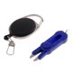 thumbnail image 2 of cortador de tubo de plástico pesca zinger retractor herramientas de pesca con mosca combo azul, 2 of 5