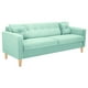 thumbnail image 2 of Sofa New Retro 3CG Felpa 05 Verde Agua, 2 of 6