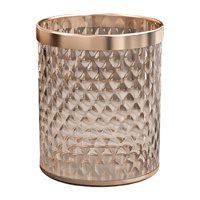 Magideal - Container De Desecho Elegante Recipiente De Basura Cesta De Residuos Reutilizables Basura De Basura De 4.2 Galones Residuos Domésticos Para La Oficina Champán