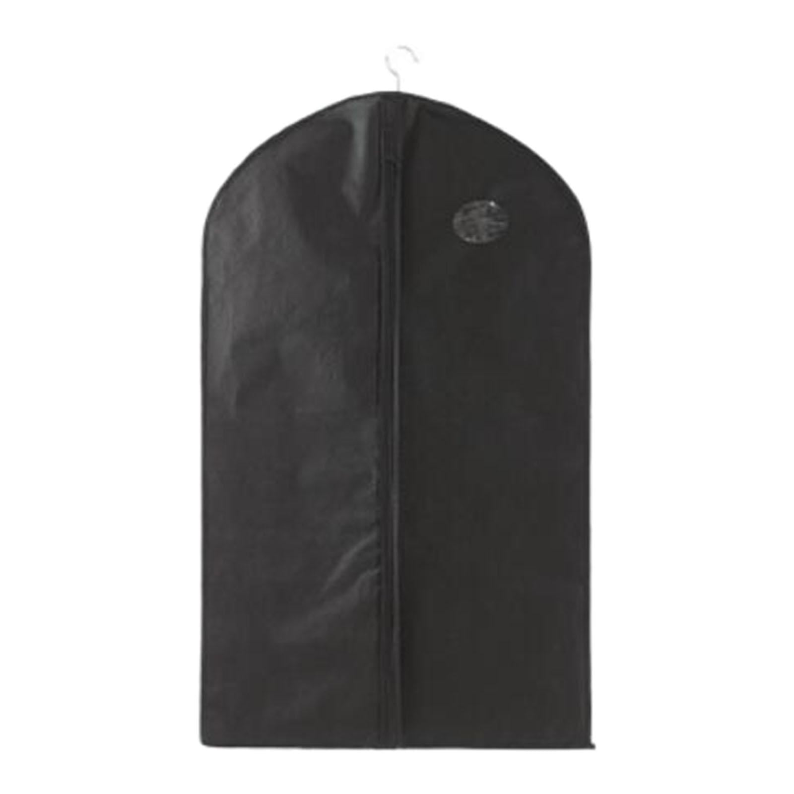 Bolsa De Ropa Colgante Funda Protectora Tela No Tejida, Para Viajes Durable Negro 60X100Cm