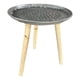 thumbnail image 1 of Mesa Lateral Mesa De Centro Decoración Metalizada 50cm Negro, 1 of 2