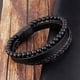 thumbnail image 2 of Men's Natural Frosted Beaded Leather Bracelet - A Stylish Accessory for Any Man, 2 of 4