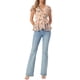 thumbnail image 2 of INSPIRE CHIC Blusas Cruzadas para Mujer con Estampado Floral Cuello en V Cintura con Lazo Peplum Blusa Albaricoque Rosa XL, 2 of 6