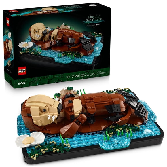 LEGO Ideas Nutrias Marinas Flotantes Set 21366 Coleccionable