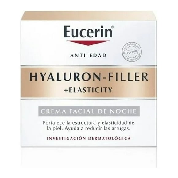 Crema Noche Anti-arrugas Eucerin Hyaluron Filler +elasticity