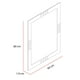 thumbnail image 4 of ESPEJO RECTANGULAR 80x60x1,9 CM FM-061, 4 of 4