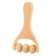 thumbnail image 4 of Masajeador Manual De Rodillos De Mano, Herramienta De Masaje Corporal De Madera Para Pie, Muslo, Cuerpo, Estilo A, 4 of 5