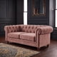 thumbnail image 4 of Sofa Florencia 3C Tela Velvet Palo Rosa, 4 of 6