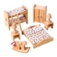 thumbnail image 2 of Madera Dollhouse Miniatura Muebles Conjunto DIY Juegos De Imaginación Juguete Para Niños Niñas Habitación, 2 of 5