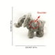 thumbnail image 2 of Pet Plush Toy Dog Chew Toy Puppy Molar Toy Cute Elephant Shape Pet Dog Interactive Squeaky Toy, 2 of 2