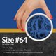 thumbnail image 5 of Bandas elásticas para oficina tamaño 64 azules, 80 unidades, 5 of 7