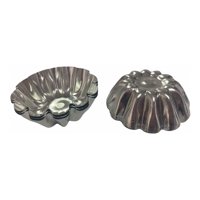 Genérico - Pack 6 Molde Mini Tartaleta Moldes Tarta De Coctel Flor 5.5