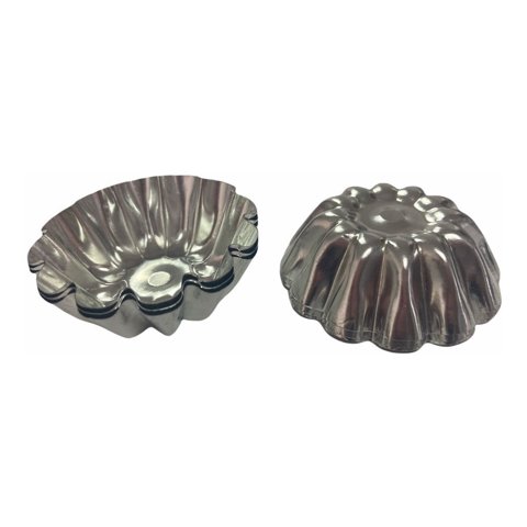 Genérico - Pack 24 Molde Mini Tartaleta Moldes Tarta De Coctel Flor 5.5