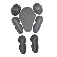 Magideal - 7 Piezas De Coderas Y Hombreras Protectoras De Espalda Eva Fáciles De Limpiar, Accesorios De Repuesto, Equipo De Protección Para Mujeres Y Hombres.