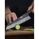 thumbnail image 5 of Cuchillo de Chef Kiritsuke HOSHANHO de 9 Pulgadas, Forjado a Mano en Japón con 9 Capas de Acero de Alto Carbono 10Cr15CoMoV, Cuchillo Profesional de Cocina con Mango Ergonómico de Madera de Rosa, 5 of 7