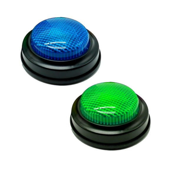 Answer Buzzers Gelabur, paquete de 2 unidades para el aula de juegos de preguntas y respuestas