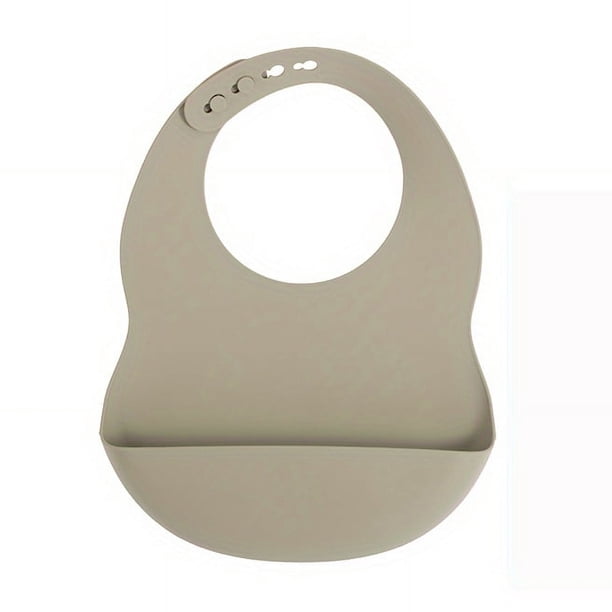 Adjustable BPA-Free Silicone Baby Bib for Mess-Free Feeding and Drooling