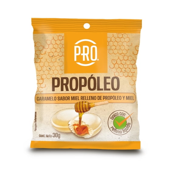 Caramelo propóleo pro miel bolsa 30 gr, 30 g