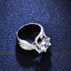 thumbnail image 4 of Anillos de Boda de Moissanita de 5 Quilates Color D VVS1 para Mujer, Anillos de Moissanita de Corte Redondo de Plata Esterlina S925 para Compromiso Promesa Aniversario con Certificado, 4 of 8