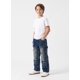 thumbnail image 1 of Pantalon Jeans Cargo Niño Denim Urbano Bolsillos, 1 of 3