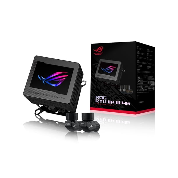 Bloque de agua para CPU ASUS ROG RYUJIN III WB para Intel LGA 1700, 1200, 115X, AMD Socket AM4, AM5