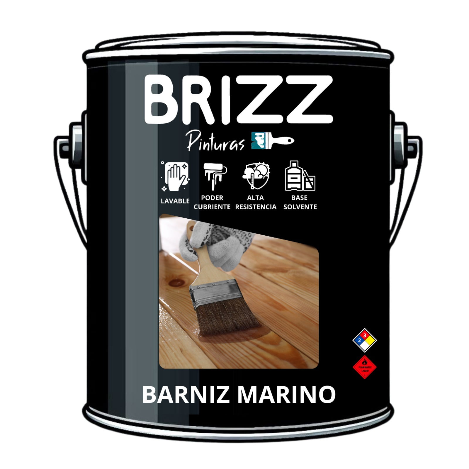 Baum - Barniz Marino “natural” (galón 4 L) /brizz