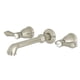 thumbnail image 1 of Grifo Kingston Brass Heirloom de montaje en pared para lavabo tipo vessel, níquel cepillado, 1 of 3