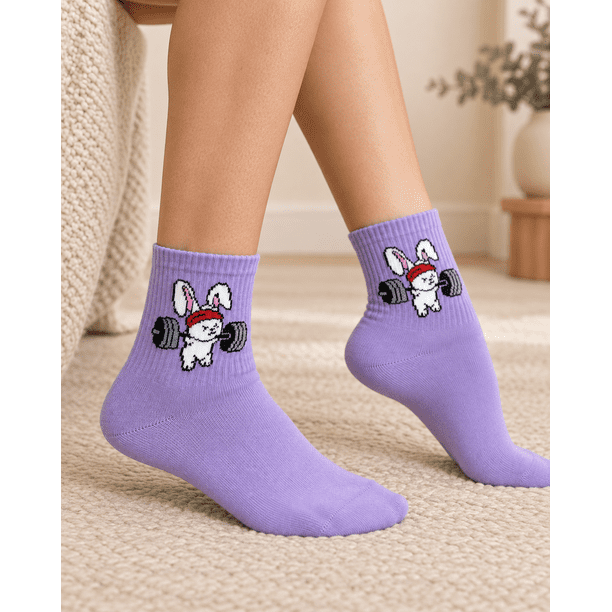 Calcetines Deportivos Mujer Iron Bunny