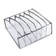 thumbnail image 2 of Organizador De Ropa Interior Plegable Bragas Sujetador Cajón Caja De Almacenamiento Gris 6 Gripes, 2 of 5