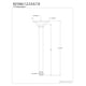 thumbnail image 2 of Soporte de techo Kingston Brass K210A7 Trimscape Brass Brushed Brass, 2 of 2