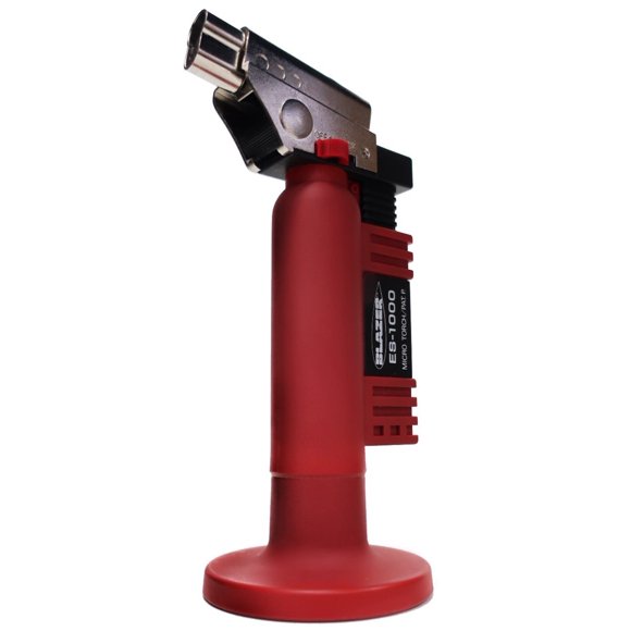 Antorcha Micro de Butano Blazer ES1000 con Cabeza Angulada – Rojo
