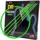 thumbnail image 1 of Cuerdas para bajo DR Strings de 4 cuerdas con revestimiento verde neón de alta definición, 1 of 3