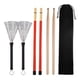 thumbnail image 1 of Juego de baquetas con sonido firme y apretado, asas cómodas con bolsa de terciopelo con cordón para la interpretación de estudiantes de música Fusion, 1 of 5